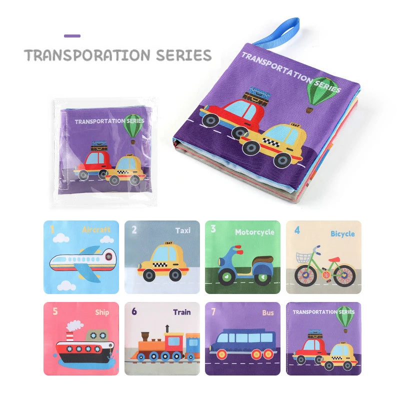 Baby Sensory Book – Soft Montessori Cloth Learning Toy