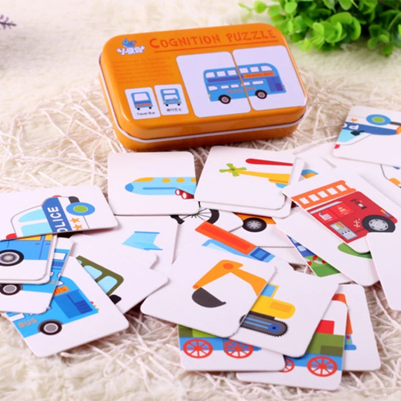 Montessori Toddler Puzzle – Wooden Animal Jigsaw Game