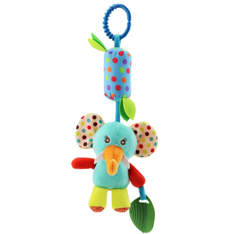 Baby Stroller Toy – Plush Animal Hanging Rattle