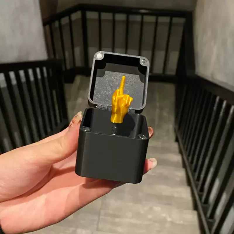 Middle Finger Desk Decor – Funny Gag Gift & Novelty Figurine