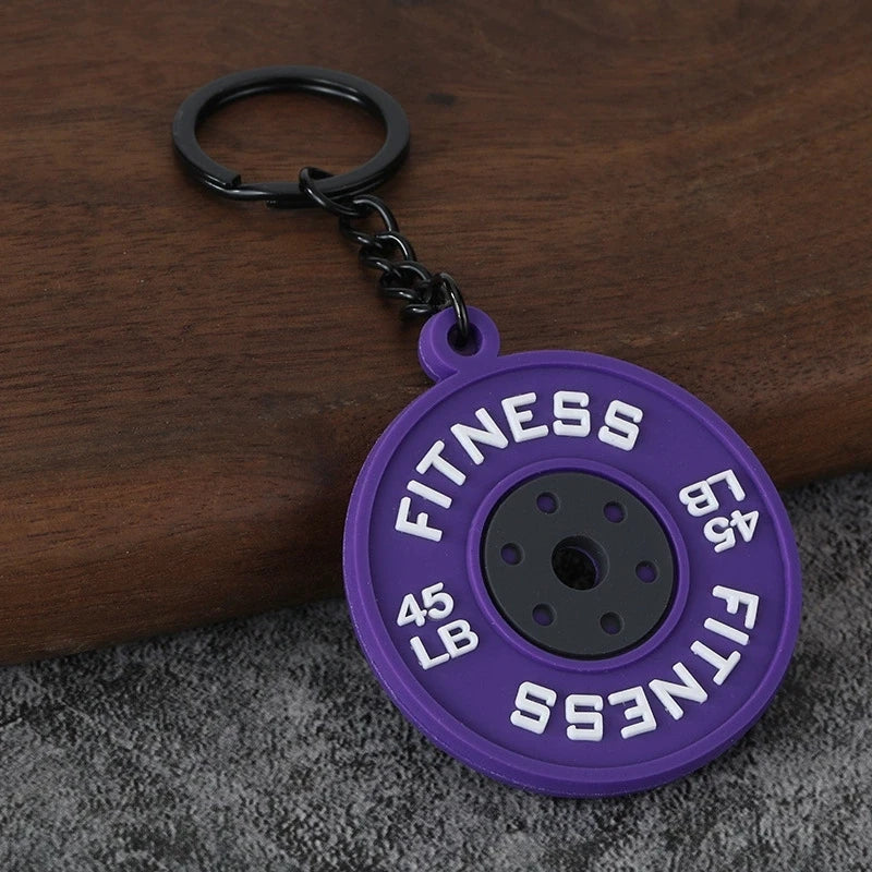 Dumbbell Keychain, Fitness Water Bottle Clip for Gym Bags