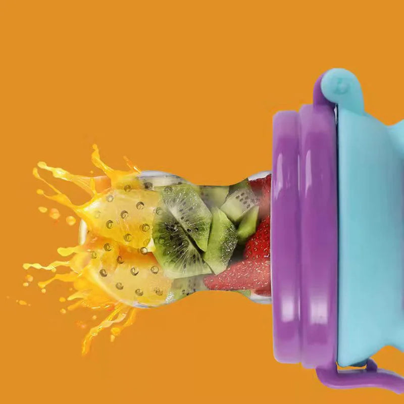 Baby Food Feeder – Silicone Fruit Nibbler & Teether