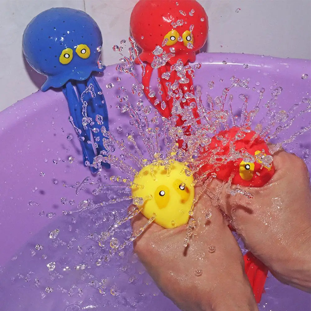 Octopus Bath Toy – Squeeze Water Toy for Kids