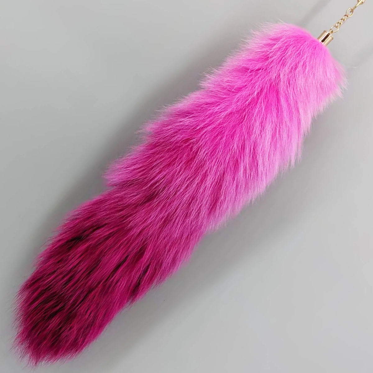 Fox Tail Keychain for Women Furry Y2K Car Accessory