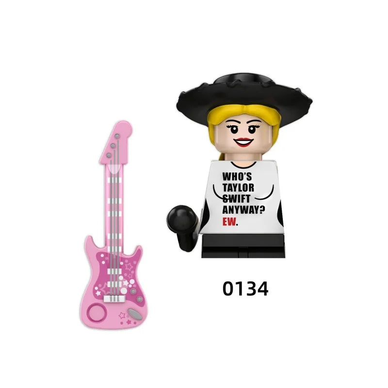 Female Singer Building Blocks – Mini Music Figure DIY Set