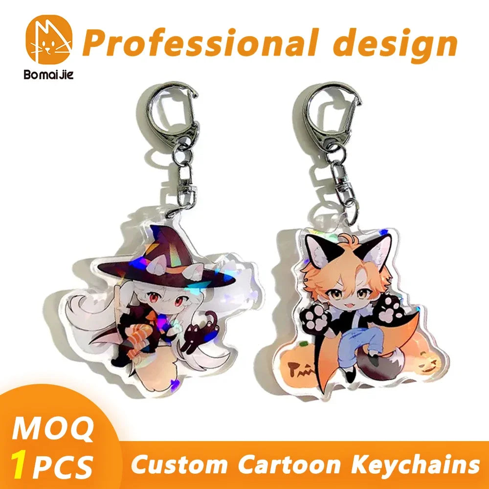 Personalized Acrylic Keychain – Custom Photo Charm for Bags & Keys