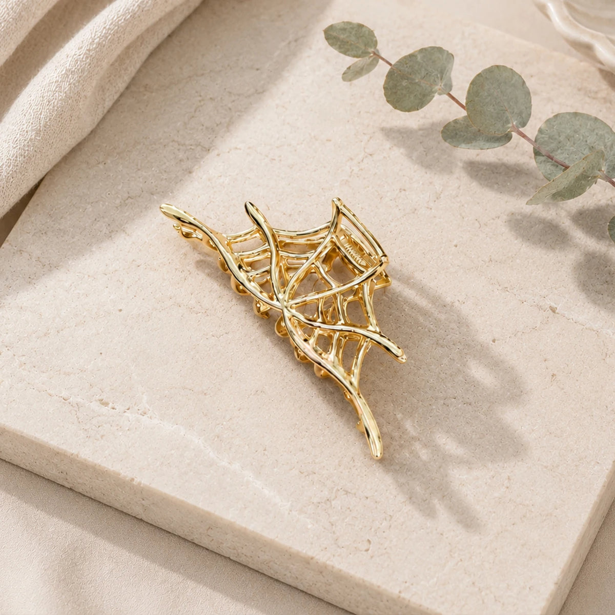Spider Web Hair Clip
