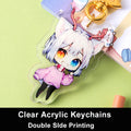 Personalized Acrylic Keychains – Custom Photo & Cartoon Charms