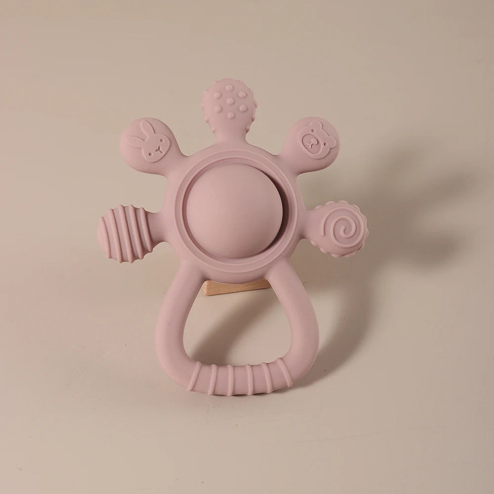 Silicone Baby Teether Bunny