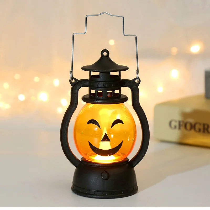 Halloween Hanging Lantern LED Pumpkin Light for Party Decor