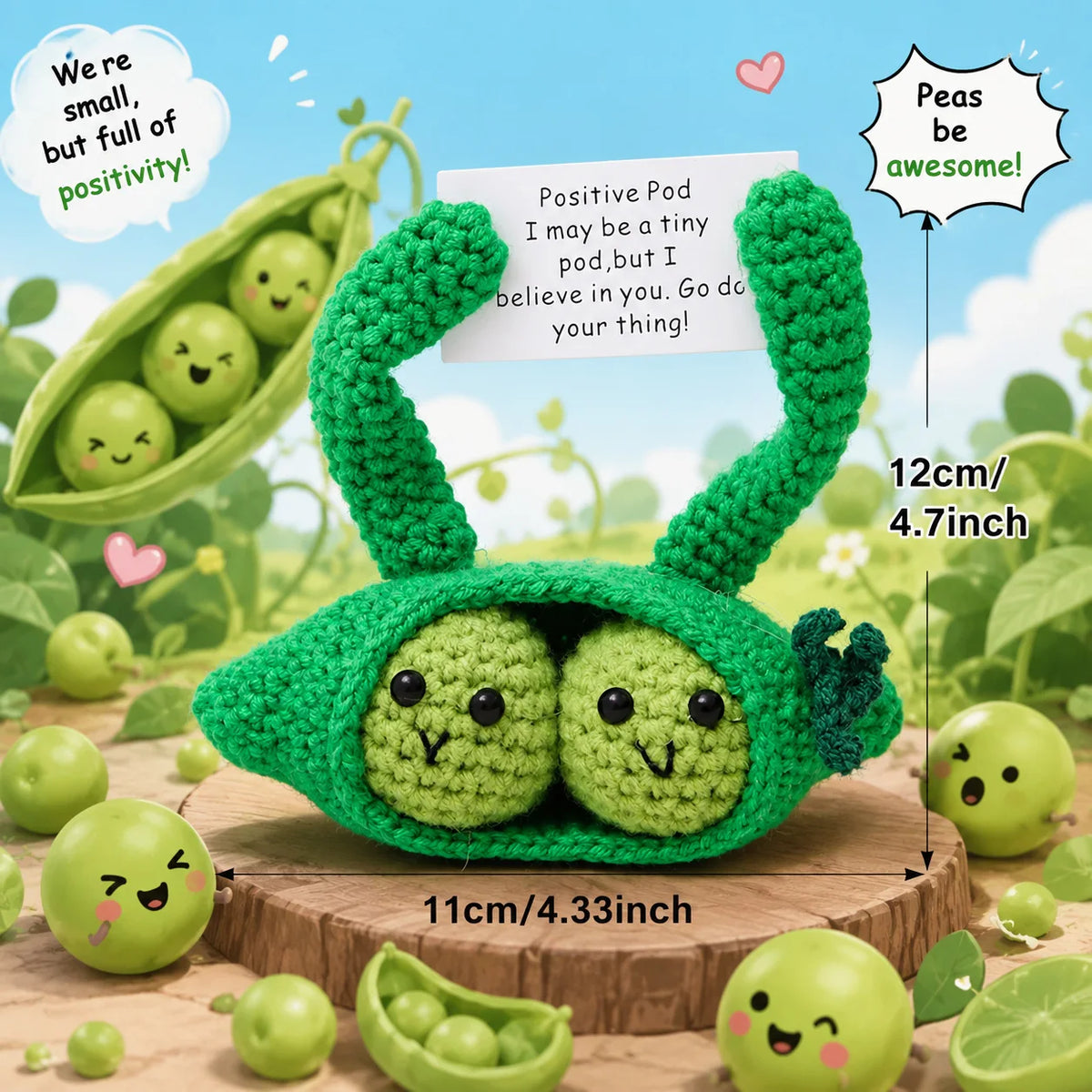 Crochet Pocket Hug – Handmade Knitted Plush Doll