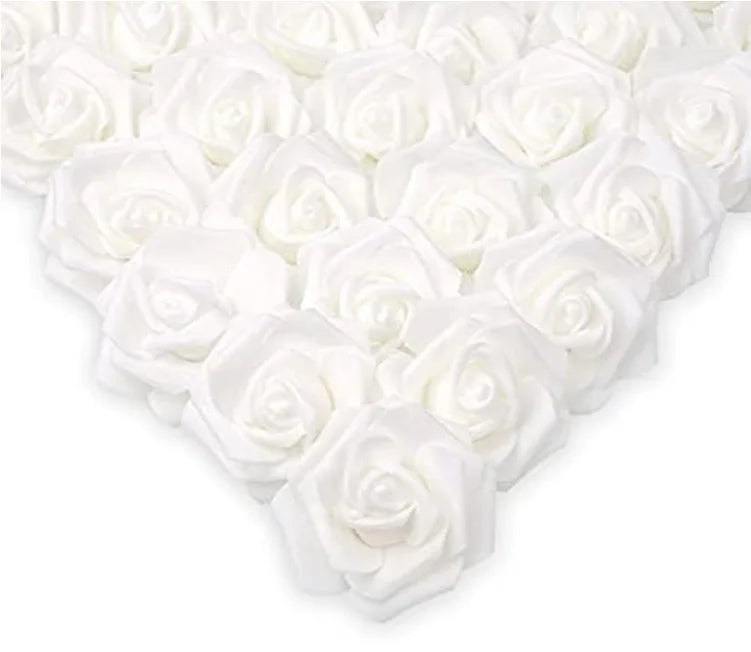 Artificial Rose Flowers – Foam Fake Roses for Home & Wedding Decor