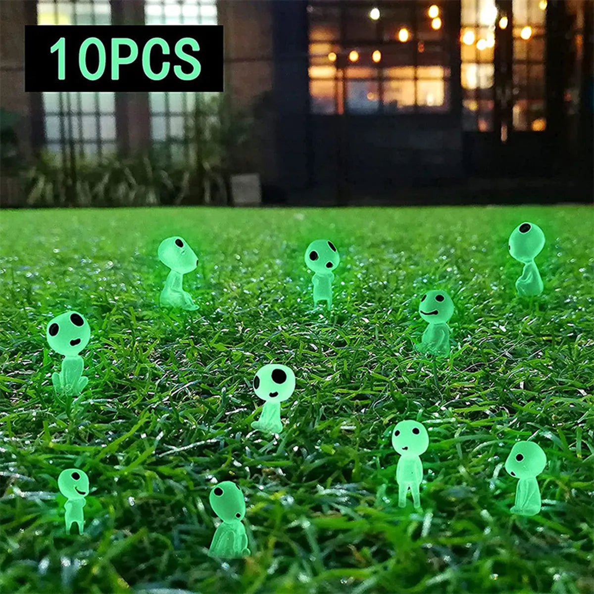 Glow in the Dark Garden Decorations Mini Princess Ornaments 10pc