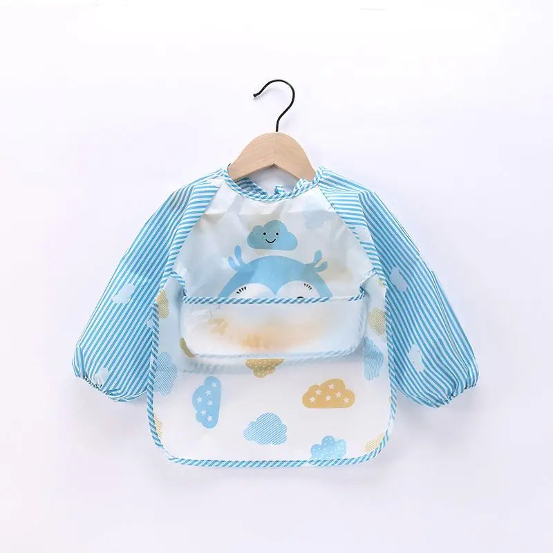 Waterproof Baby Bib Long Sleeve