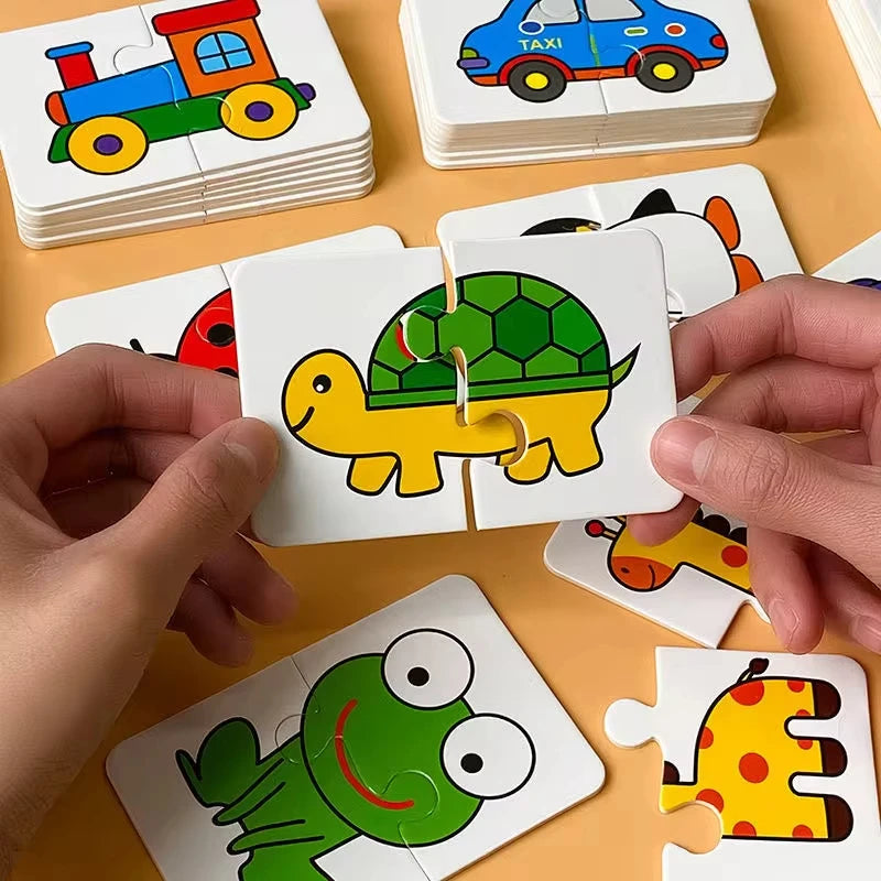 Montessori Toddler Puzzle – Wooden Animal Jigsaw Game