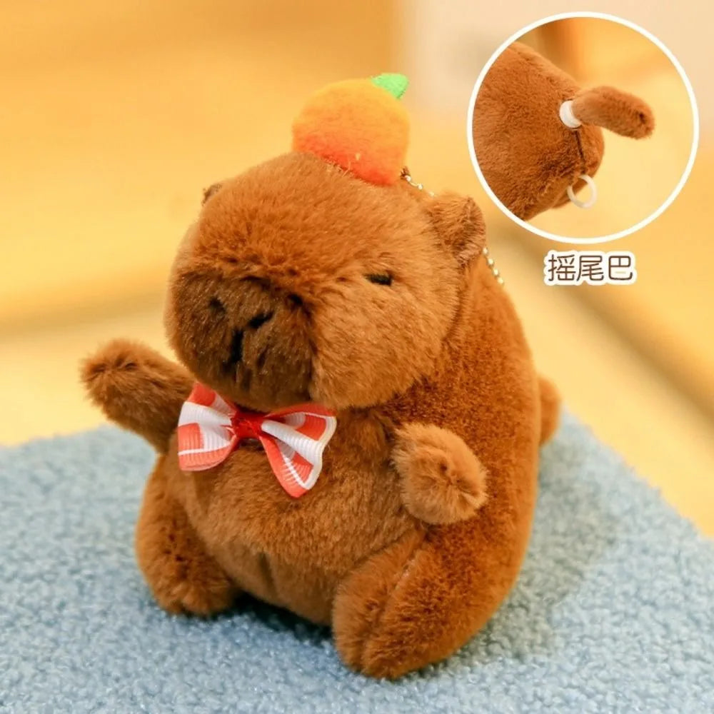 Cute Capybara Plush Toy Hoodie with Wings Simulation Doll Small Size Stuffed Animals Anime Fluffty Toy Birthday Party