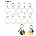 Photo Frame Keychain Clear Acrylic