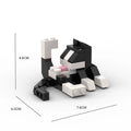 Animal Building Blocks – 62-Piece DIY Cat Building Brick Set