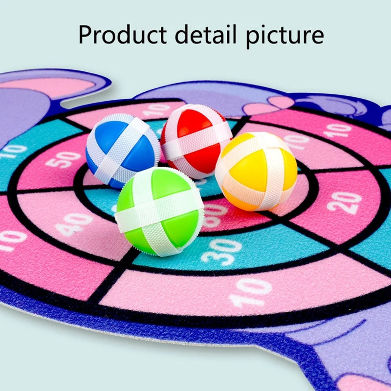 Sticky Ball Dart Board – Indoor Target Throwing Game for Kids