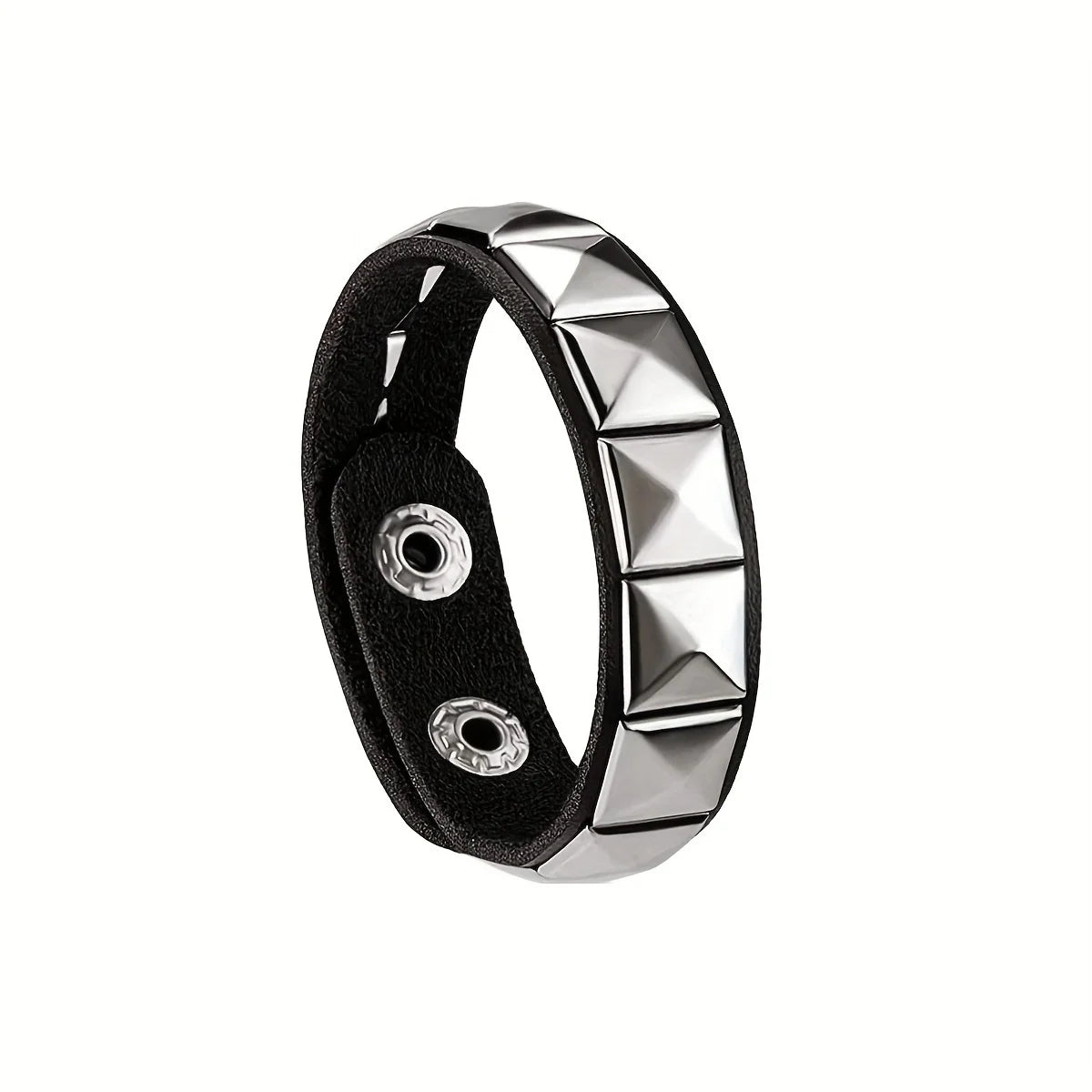 Gothic Punk Bracelet Multi Chain Leather Street Style Jewelry