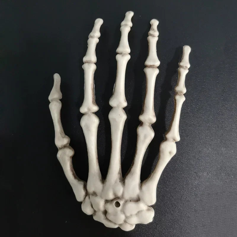 Halloween Skeleton Hands, Realistic Plastic Hand Props for Decor