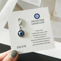 Evil Eye Keychain, Blue Eye Bag Charm Decorative Key Ring