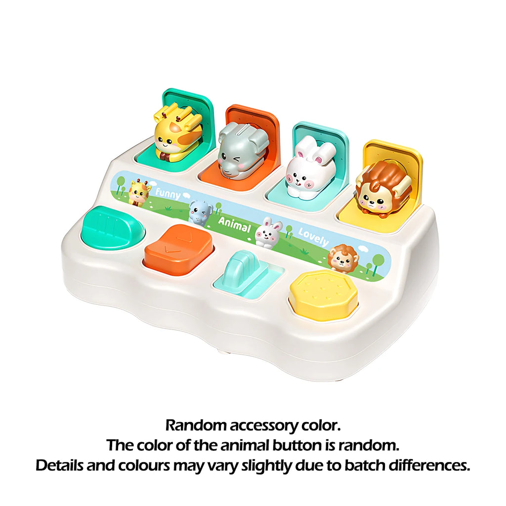 Pop Up Animal Toy – Montessori Learning & Fine Motor Skills Activity