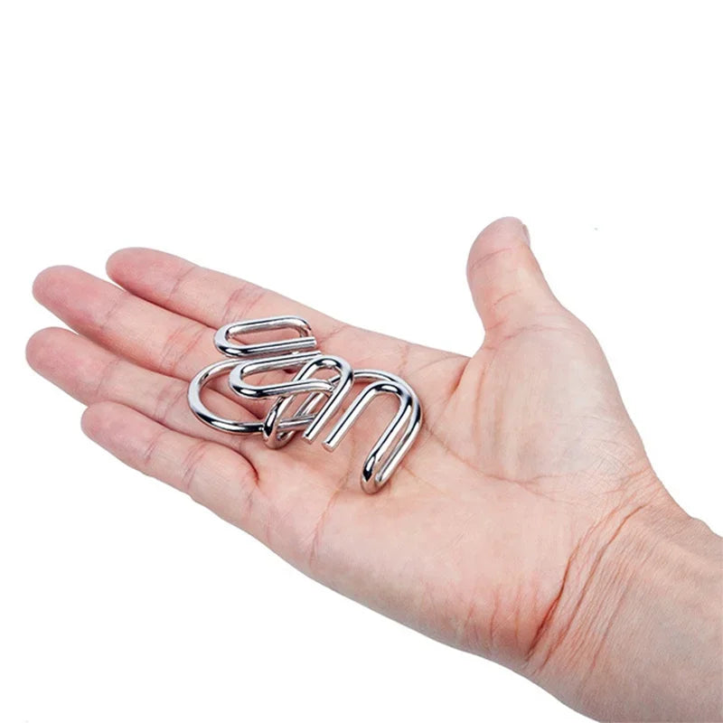Metal Wire Puzzle Set – 8 Piece Brain Teaser Logic Games