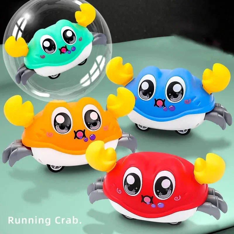 Crawling Crab Baby Toy – Interactive Tummy Time Sensory Toy