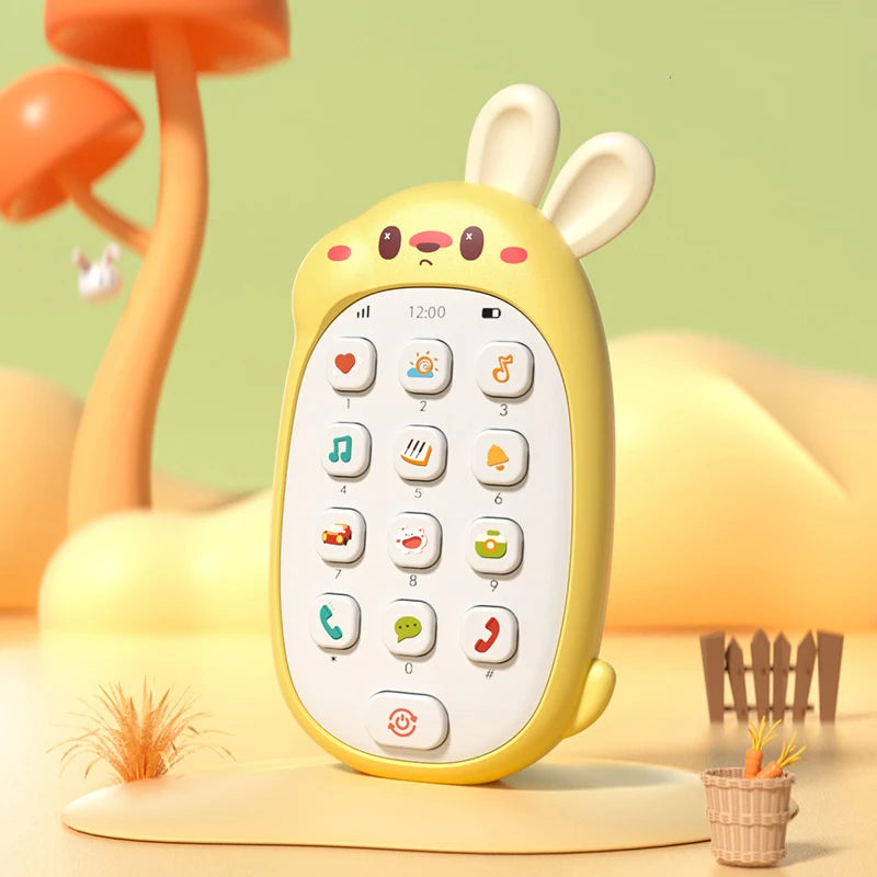 Baby Musical Toy, Chewable Sensory Phone for Infants & Toddlers