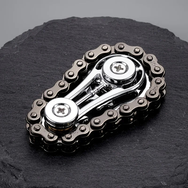 Metal Fidget Spinner Fingertip Gyro Sprocket EDC Toy