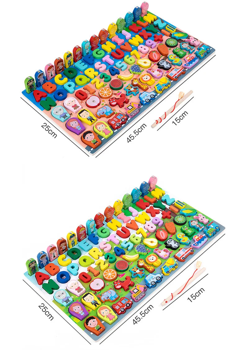 Montessori Busy Board Wooden Educational Activity Toy for Kids