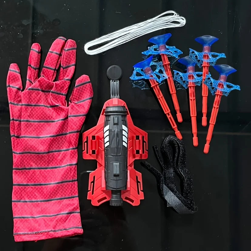 Web Shooter Gloves – Superhero Cosplay Toy for Kids & Adults