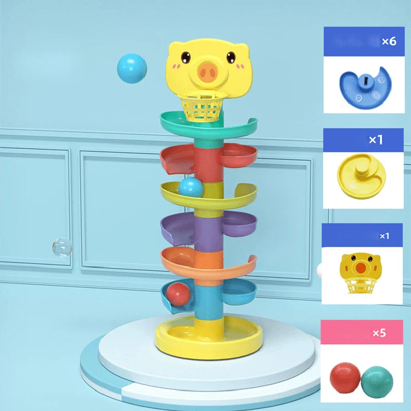 Montessori Baby Toys Rolling Ball Development Activity Toy