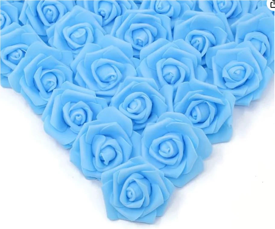 Artificial Rose Flowers – Foam Fake Roses for Home & Wedding Decor