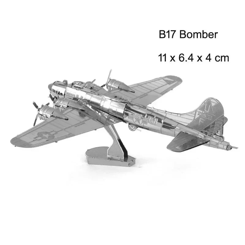 3D Metal Puzzle – DIY Aircraft & Helicopter Model Kit