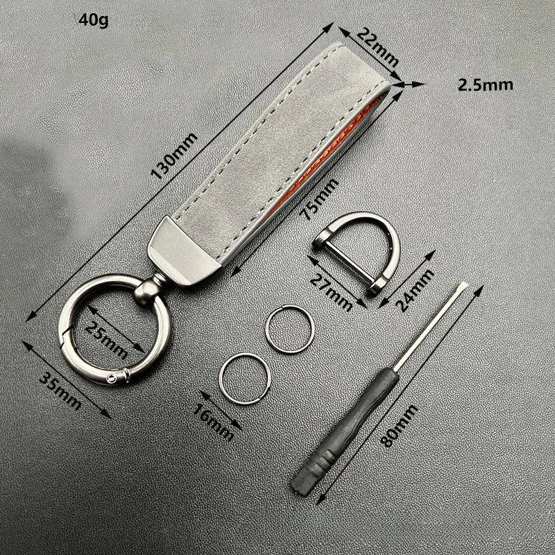 Custom Logo Keychain – Personalized Engraved Metal Key Ring
