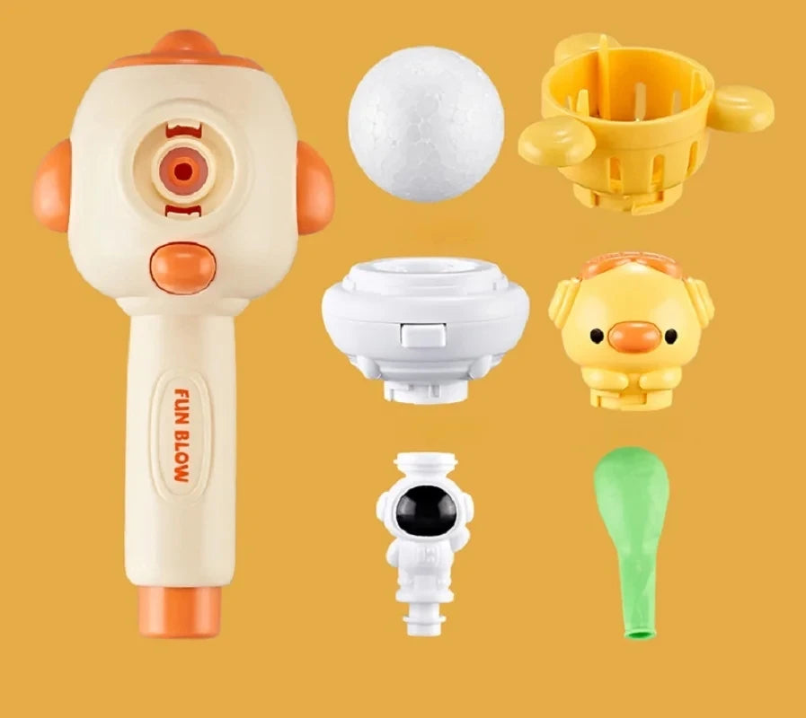 Montessori Sensory Toy 3-in-1 Blowing Floating Ball & Whistle Game