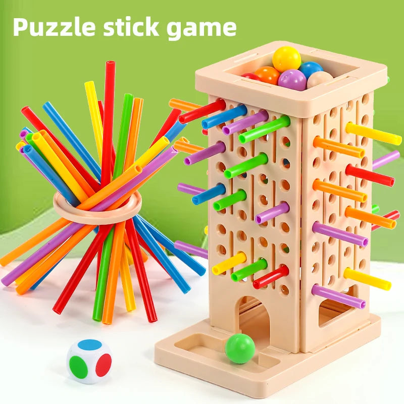 Wooden Strategy Game – Two Player Spatial Thinking Puzzle Toy