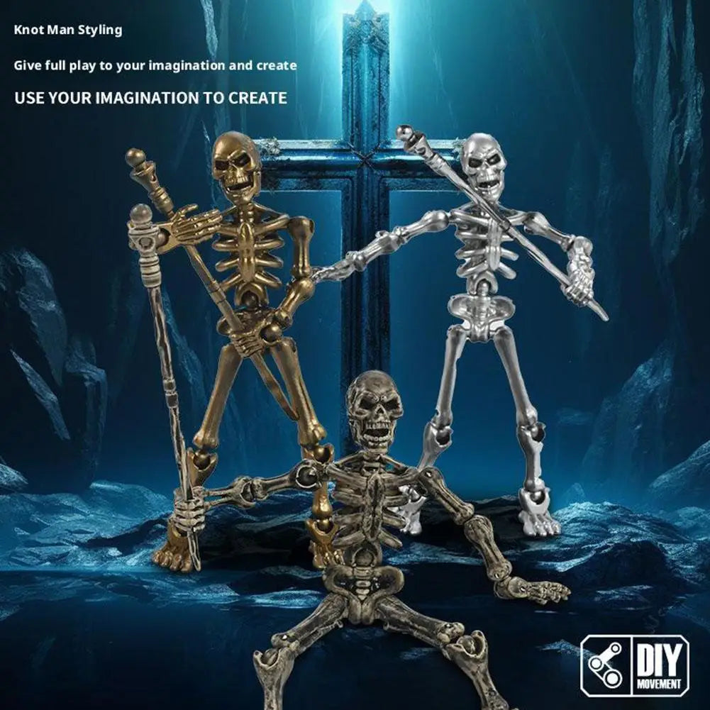 Magnetic Skeleton Toy – Posable Halloween Assembly Figure