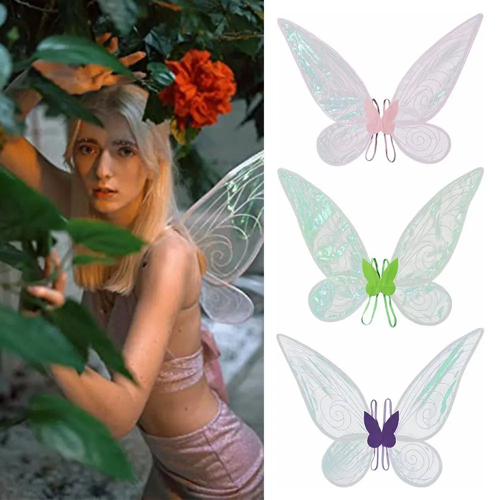 Fairy Wings Costume Butterfly Princess Dress Up for Girls & Women