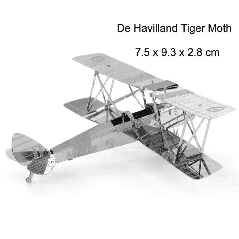 3D Metal Puzzle – DIY Aircraft & Helicopter Model Kit