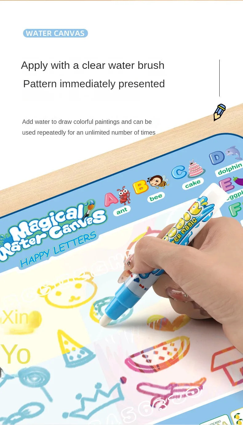 Water Drawing Mat – Reusable Magic Doodle Mat for Kids