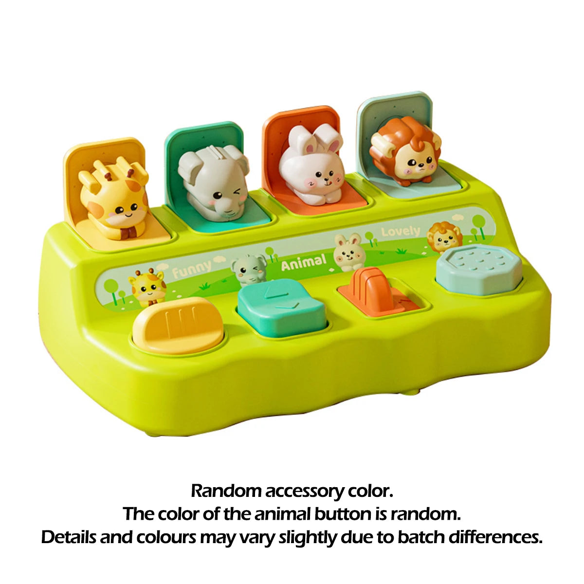 Pop Up Animal Toy – Montessori Learning & Fine Motor Skills Activity