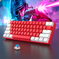 60% Wired Gaming Mechanical Keyboard RGB Backlit Ultra Compact Mini Layout for PC/Mac Gamers And Typists Easy Travel Design