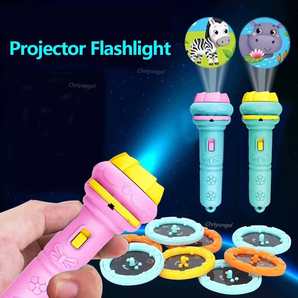 Kids Projector Flashlight – 80 Images Bedtime Story Toy