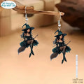 Halloween Witch Earrings for Women Acrylic Drop Jewelry