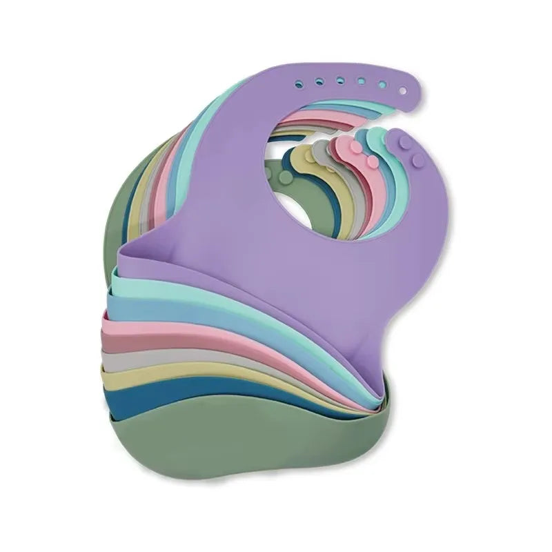 Silicone Baby Bib – Toddler Feeding Bib for Ages 1–3