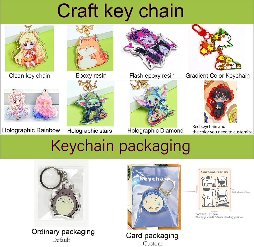 Custom Pet Acrylic Keychain – Personalized Photo & Name Charm