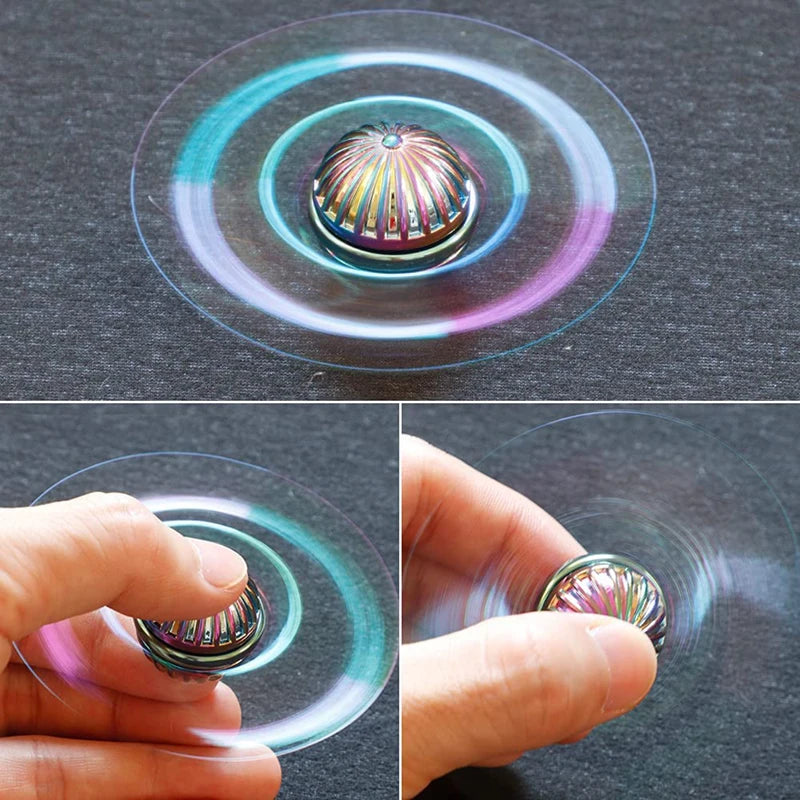 Gyroscope Fidget Spinner – Metal Fingertip Spinning Orb Toy